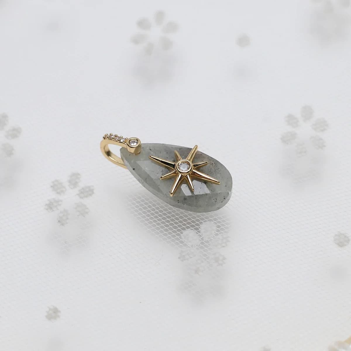Pendentif diamant pierre naturelle Agates/Lapis Long pendentif en forme de goutte pour la fabricatio