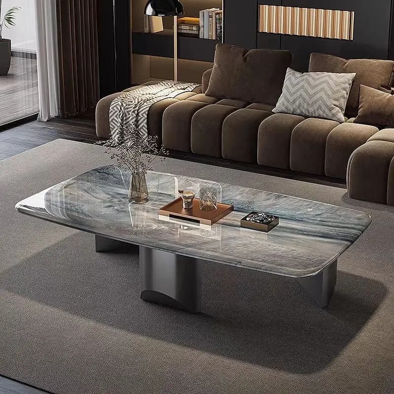 Cool Unique Table Basse à la mode Glam minimaliste neutre Table Basse salon moderne Table Basse Desi