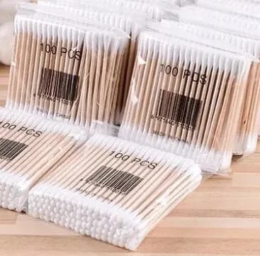 Coton-tige en bois à double tête, 500 pièces, livres d'oreille de l'Antarctique, outils de maquillag