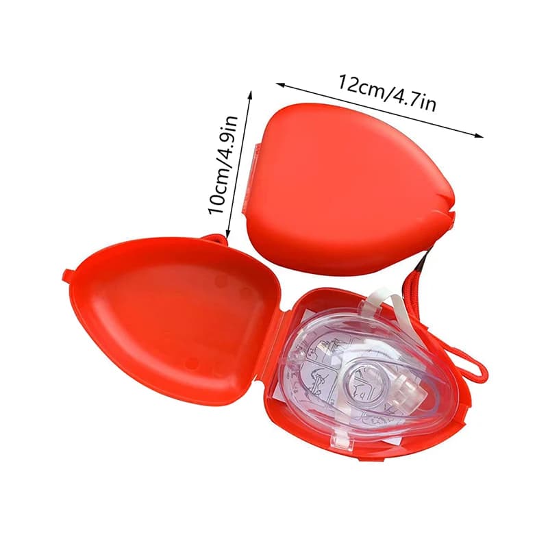 Masques de premiers secours d'urgence de sauvetage de réanimation, masque respiratoire CPR, Valve un