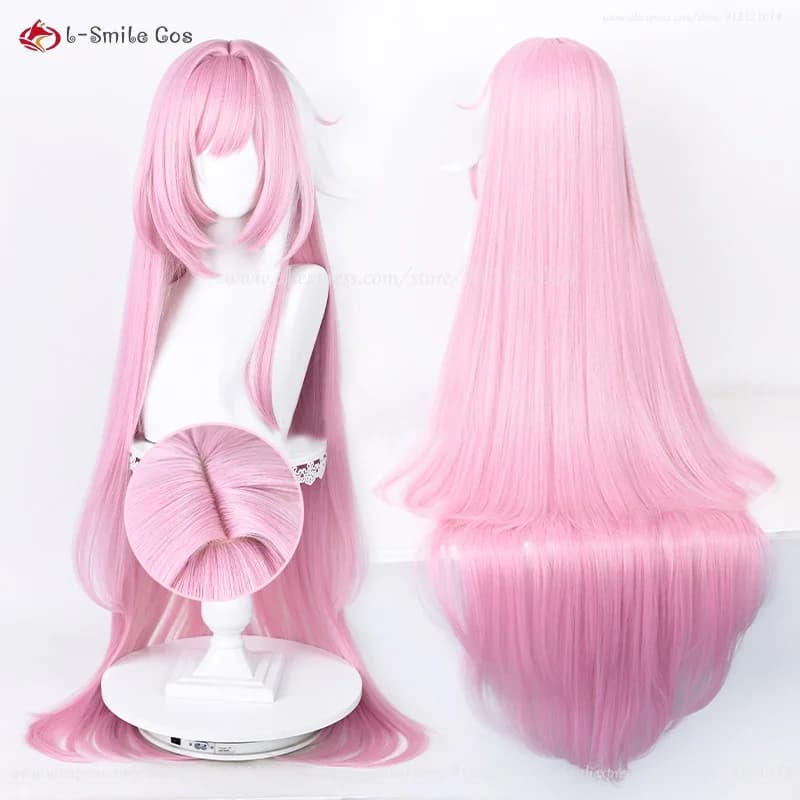 Elysia Cosplay perruque longue rose blanc perruques pour femmes Costumes Cosplay Anime perruques rés