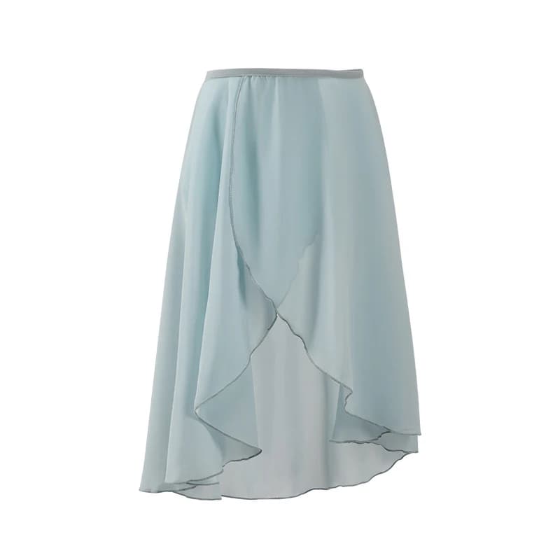 Jupe de ballet en mousseline pour femme, jupe portefeuille de danse, robe tutu de ballerine pour dan