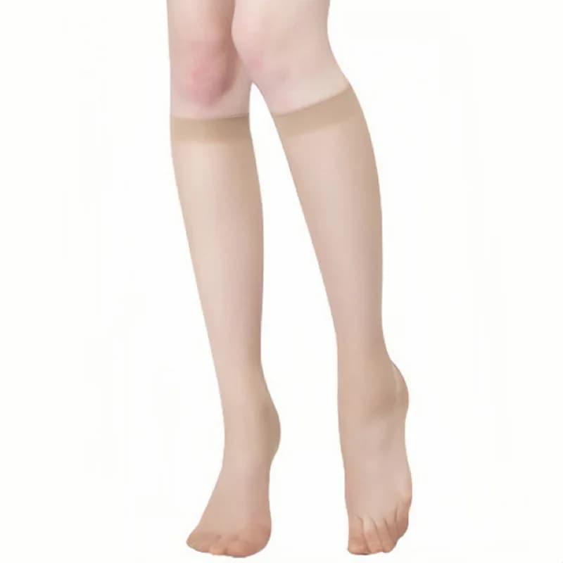 5 paires de bas en Nylon Ultra-fins pour femmes, chaussettes transparentes élastiques pour dames, ch