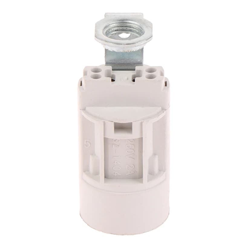 Remplacement de la lampe à bougie E14, couvercle de lustre LED réglable, support de base de douille,