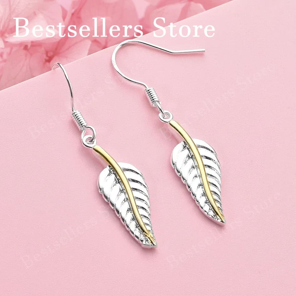 Boucles d'oreilles élégantes en argent sterling 925 pour femmes - Accessoires charmants pour mariage