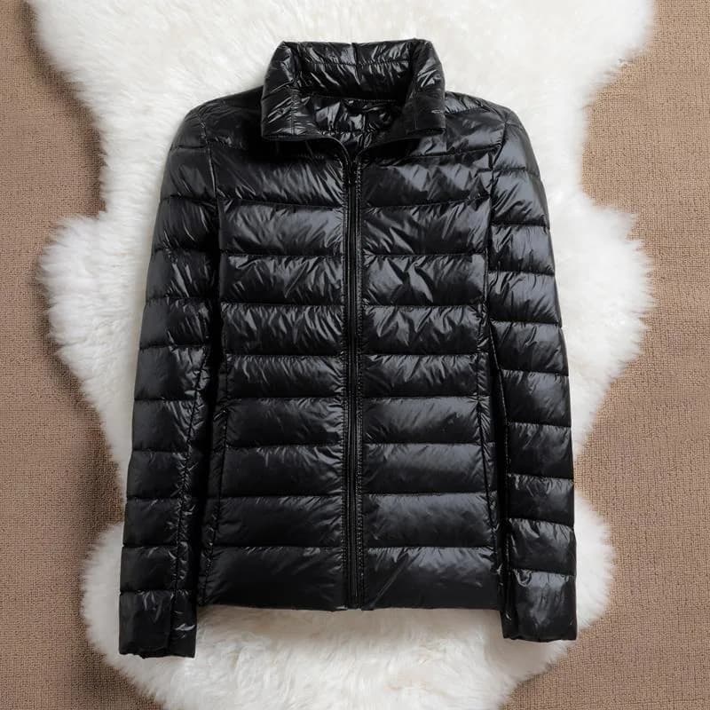 Manteau léger en duvet pour femme, veste de printemps, mode courte, Ultra léger, emballable, manteau