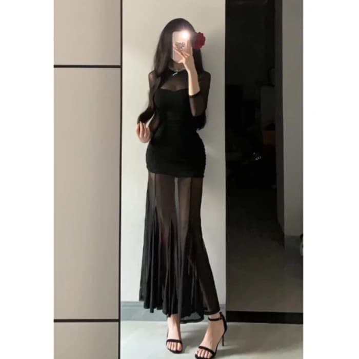 Robes à manches longues pour femmes, robe de Gala d'été en lin nouée avec nœud papillon, coupe cintr