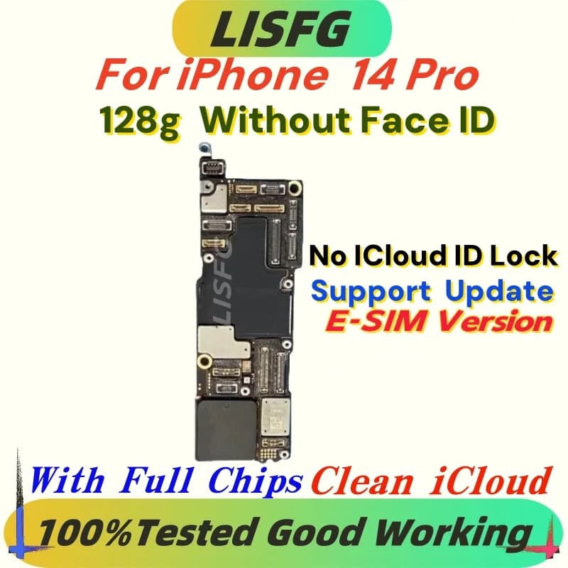 Pour iPhone 14 Pro carte mère propre iCloud carte mère principale déverrouillée Support plaque de mi