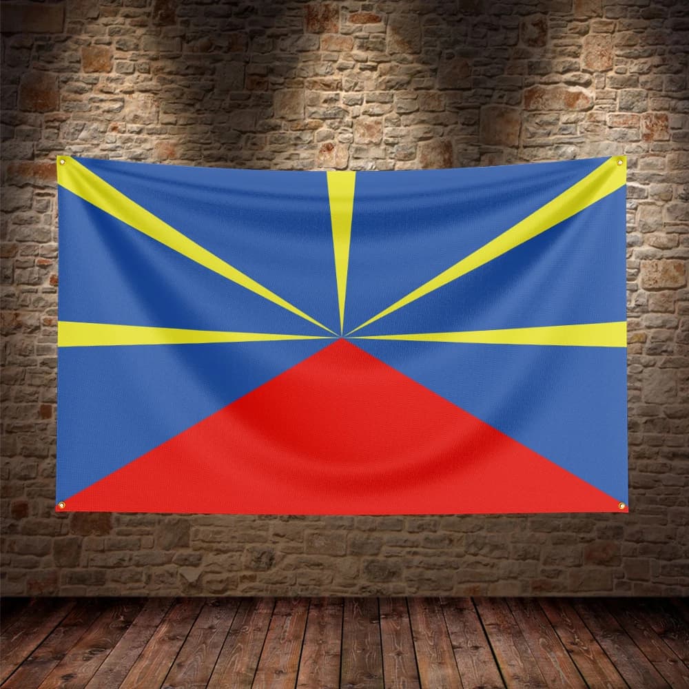 Drapeau de l'île de la Réunion pour la décoration