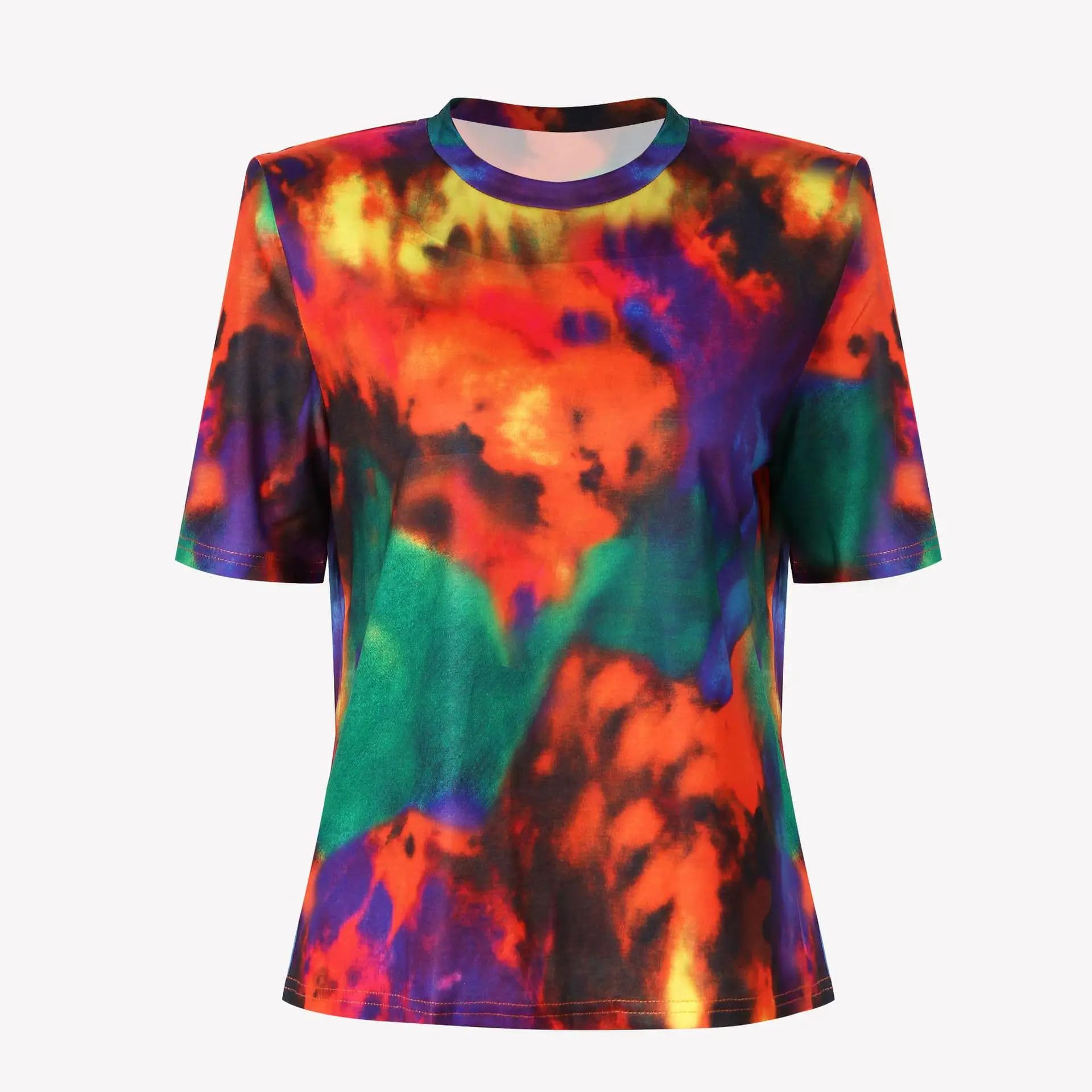 Gestring femmes jupe ensembles 2025 été mode nouveau col rond manches courtes t-shirt taille haute j