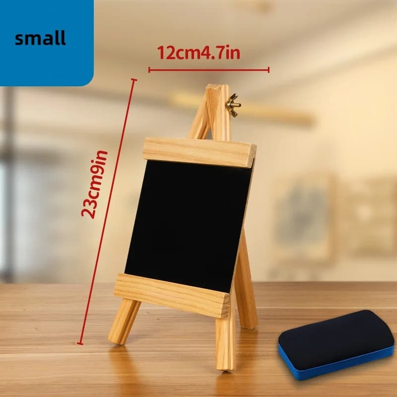 Bview Art chevalet à dessin en bois et support pour tableau noir: tableau double face avec hauteur r