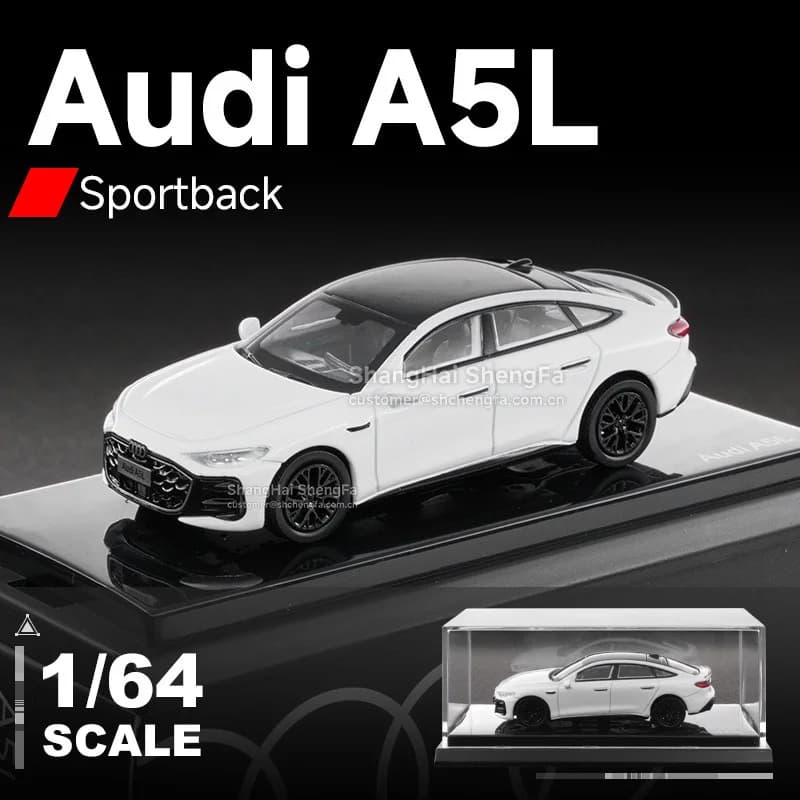 1:64 Original Audi A5l A5 L Sportback Simulation statique alliage voiture modèle jouet Collection af