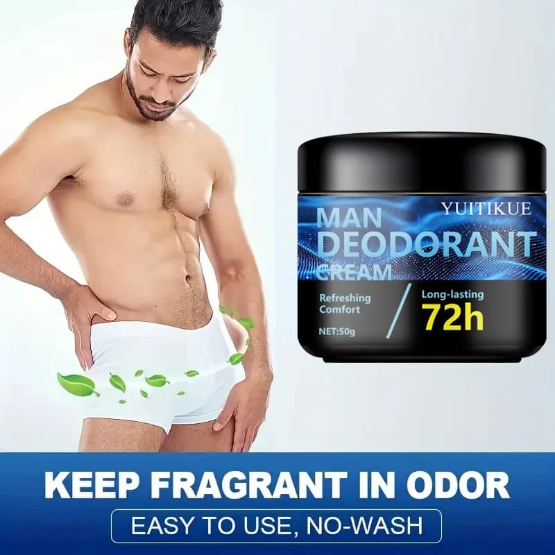 Déodorant pour hommes, haute durabilité, protection contre la transpiration et les odeurs de 72 heur