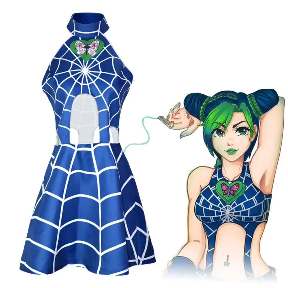 Costume de cosplay Anime Jolyne, costume de cosplay JoJo, jupe sexy pour femmes, uniforme, pantalon,