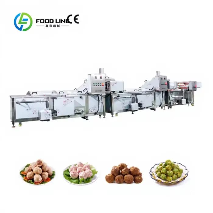 Machine à boulettes de viande, machine à boulettes longues, machine de blanchiment personnalisée, li