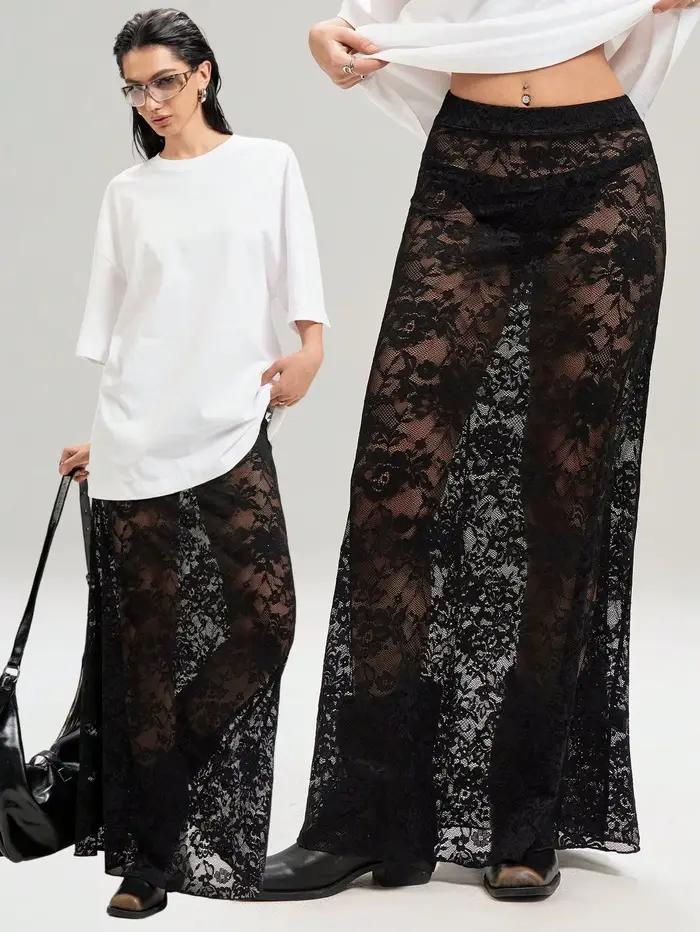 Jupes noires BKLD – Nouvelle collection été 2026 – Vêtements féminins couleur unie, coupe ajustée, s