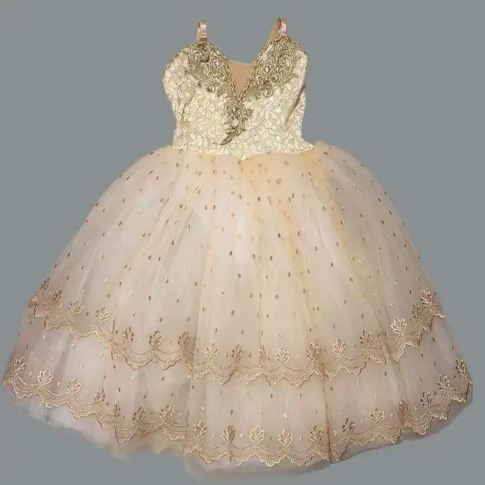 Jupe Tutu de Ballet Professionnelle Romantique pour Filles, Enfants, Robe Longue en Tulle Espagnol,