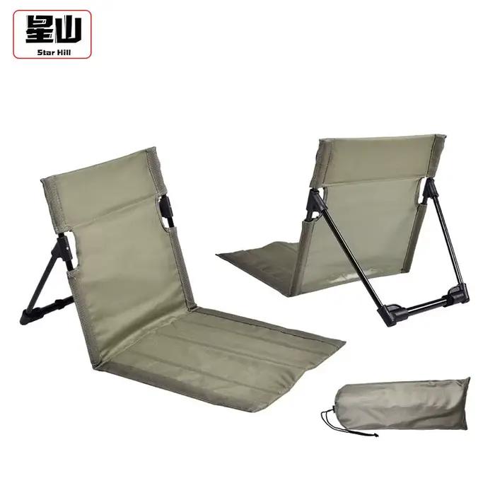 Chaise longue pliante d'extérieur pour la plage et le jardin, chaise pliante portable, tapis de sol,