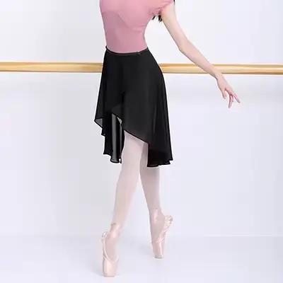 Jupe de Ballet à taille réglable pour femmes adultes, jupe de danse en mousseline de soie, jupe d'en