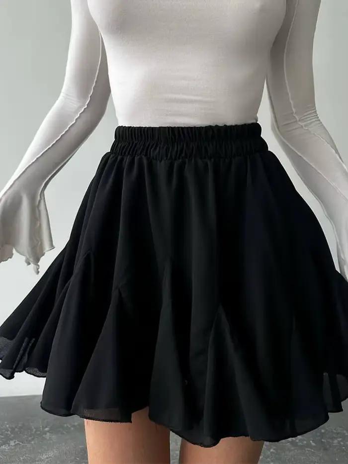 Jupe unie pour femme, style décontracté et frais, polyvalente, chic et élégante, nouvelle collection