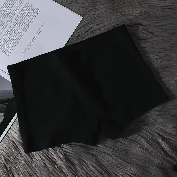 Été femmes culottes de sécurité coton sous jupe femme sans couture caleçon couleur unie grande taill