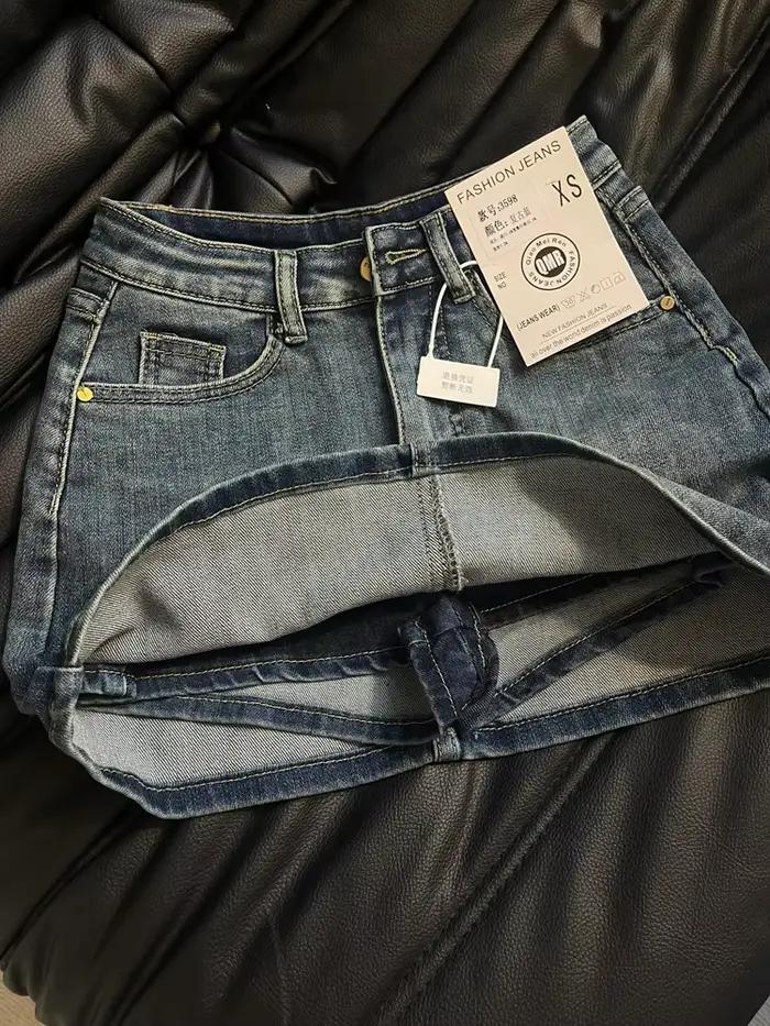 Jupe en jean trapèze bleue pour femmes, Y2k, short en Jean, Harajuku, Mini jupe de Cowboy Vintage de