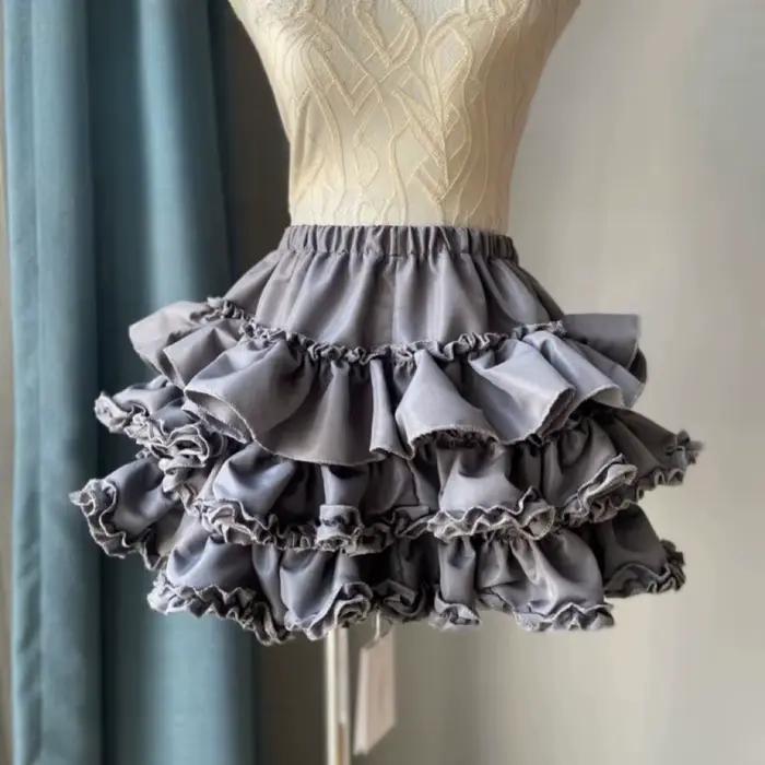 Mini jupes plissées japonaises Kawaii pour femmes, style JK, jupe pantalon Lolita douce, esthétique