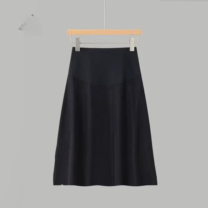 Jupon invisible ultra-fin et soyeux à taille haute sans couture pour femme, idéal pour la danse, la