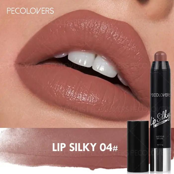 Rouge à lèvres hautement pigmenté, fini hydratant naturel, crayon contour des lèvres, rouge à lèvres