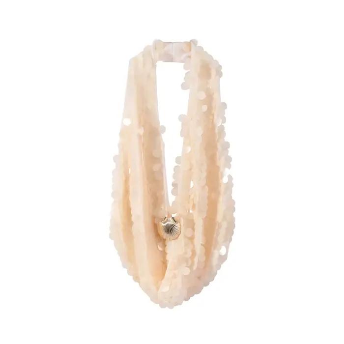 Mini jupe à paillettes pour femmes, ensemble de vacances d'été, col bénitier, col licou, haut court,