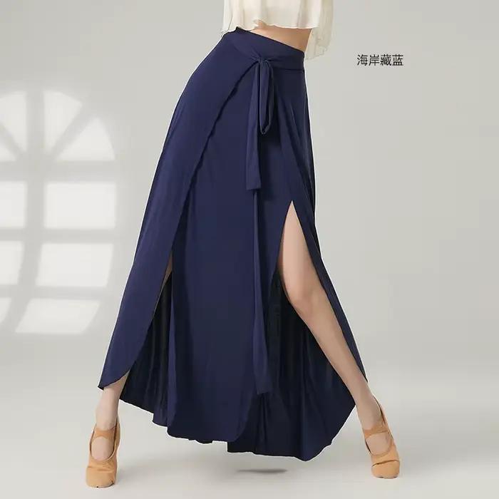 Jupe fluide pantalon femmes danse classique pratique culottes ceinture enveloppante danseuse formati