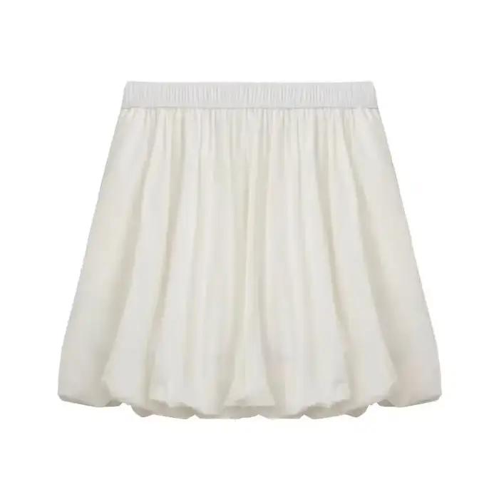 Jupe courte en denim pour filles, deux pièces, vêtement de princesse, demi-longueur, irrégulier, bor