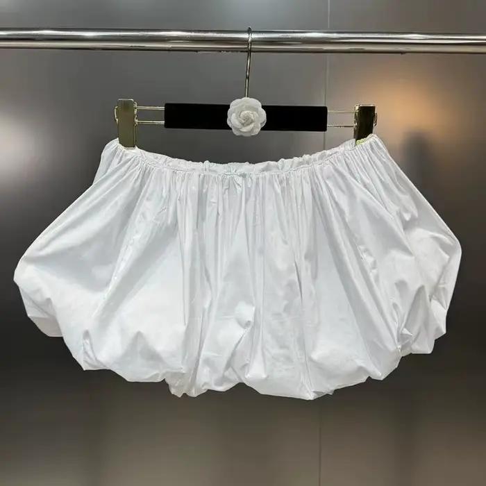 DEAT 2026 Nouvelle Collection Été Jupes Taille Haute Femme Design Bandage Élastique Jupe Bouffante T
