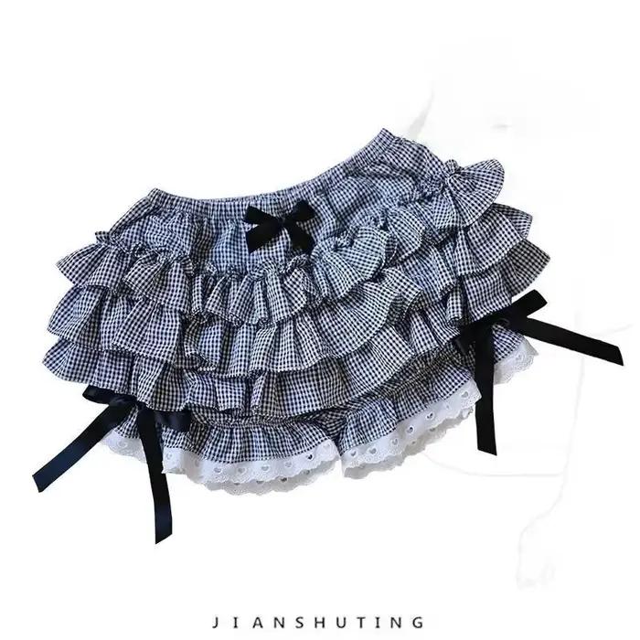 Mini-jupe écossaise taille haute coupe trapèze pour femme, nouveau style d'été, amincissante et anti