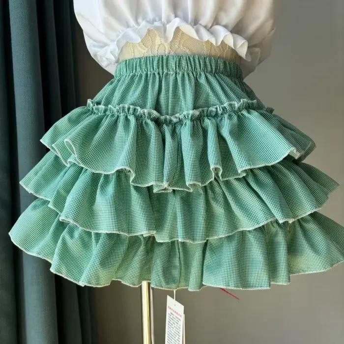 Jupes gothiques japonaises Sweet Kawaii Lolita Cake pour femmes, short moelleux à volants Y2k, jupon