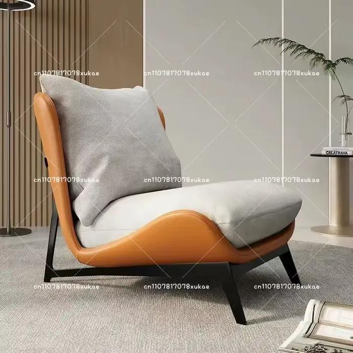 Fauteuil simple et confortable pour balcon, chaise longue relaxante pour la maison