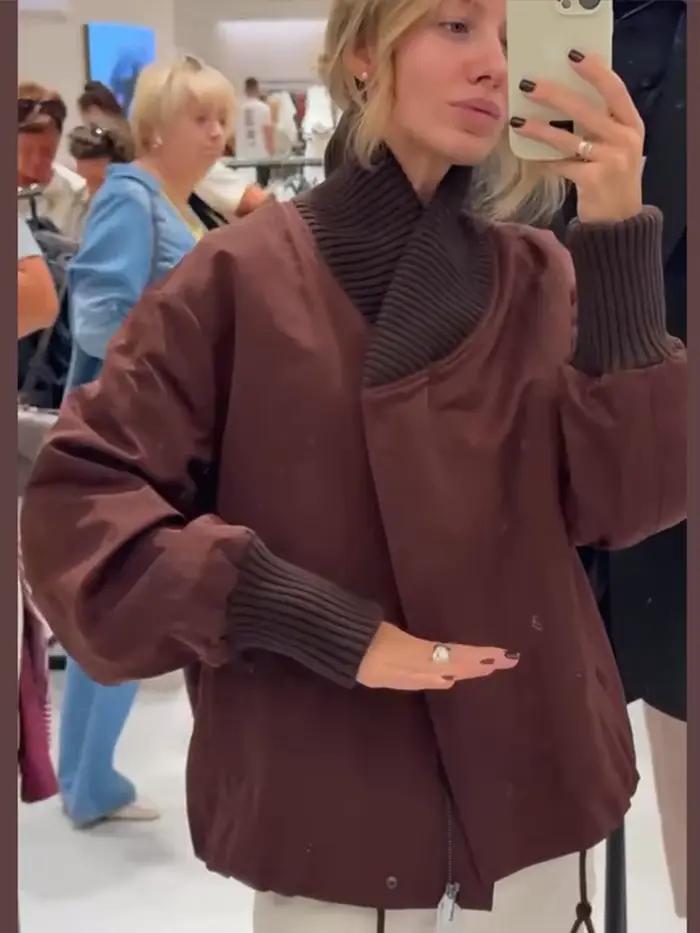 Cardigan élégant avec nœud à nouer pour femme, col en v, tricoté, contraste, manches longues, pulls, mode automne hiver 2025, vêtements d'extérieur pour dames