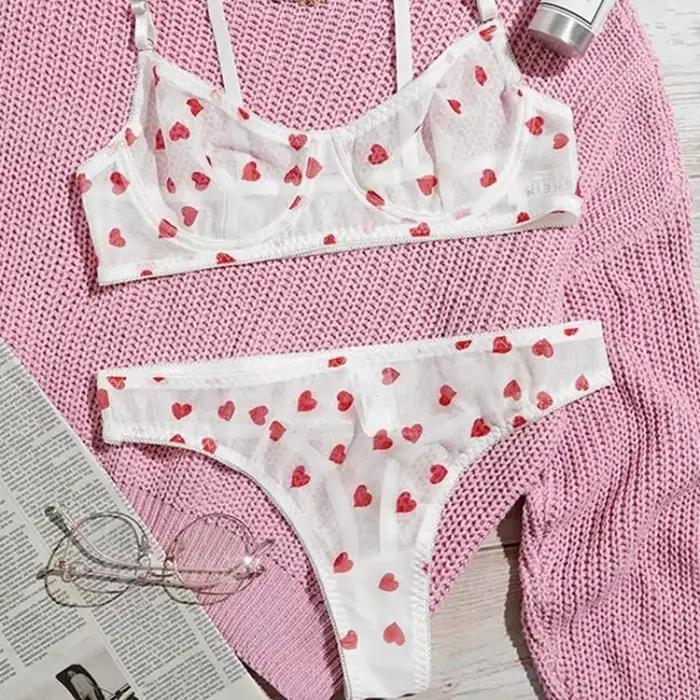 Lingerie féminine Lingerie sexy pour femmes Body Shorts Soutien-gorge push-up Sous-vêtements pour femmes Lingerie transparente Ensemble de lingerie intime