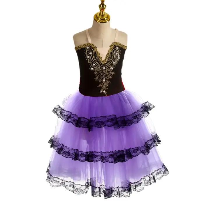 Jupe Tutu de Ballet romantique pour filles et enfants