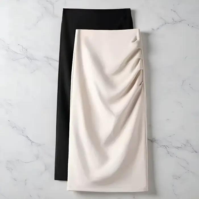 Ensemble jupe plissée professionnelle pour femme