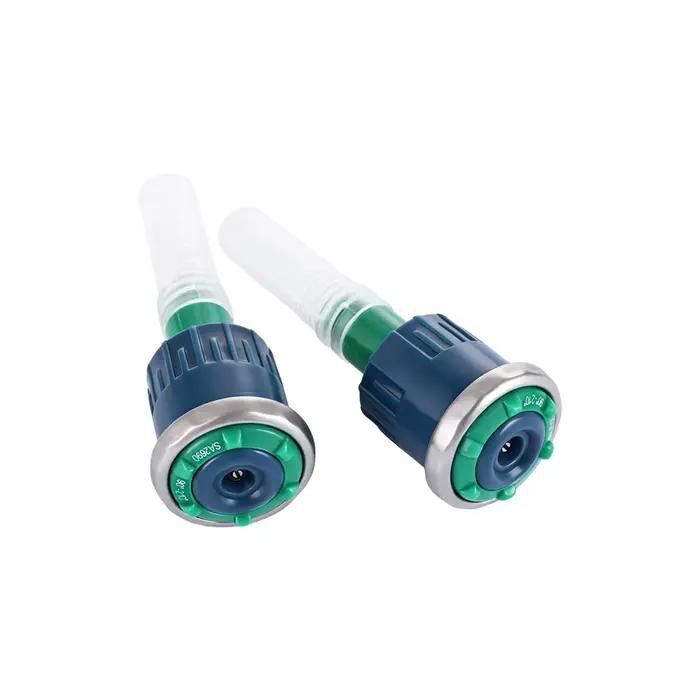 Arroseur rotatif à buse réglable avec arc de 90-210/360 degrés, portée de 2,5-9,1 m pour l'irrigation des jardins, buse de dispersion Ray Jet