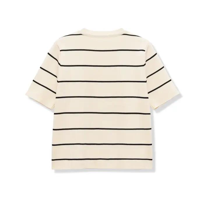 Ensemble jupe mi-longue rayée en tricot décontracté pour femme