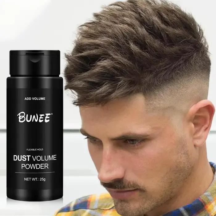 Poudre coiffante longue durée pour hommes et femmes, contrôle de l'huile, cheveux moelleux, augmentation instantanée du volume des cheveux