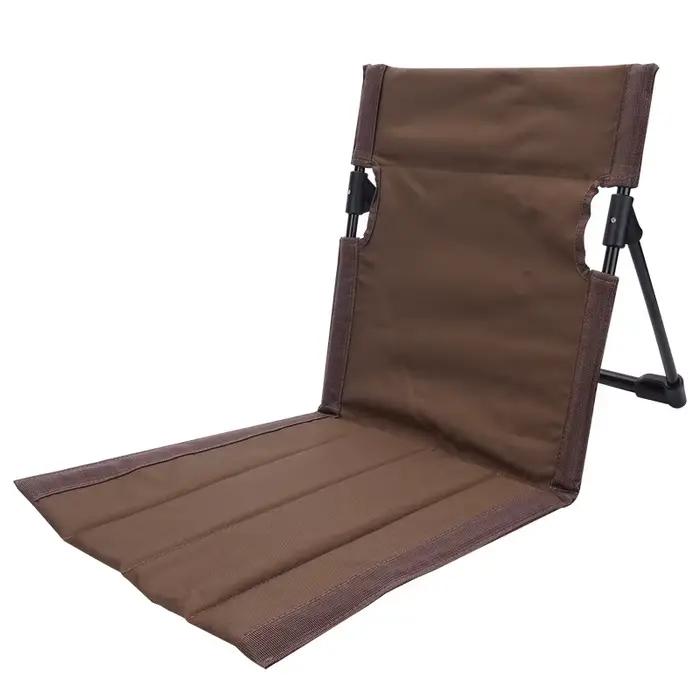 Chaise longue pliante d'extérieur pour la plage et le jardin, chaise pliante portable, tapis de sol, chaise de pelouse