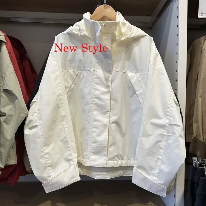 Veste coupe-vent pour femme printemps-automne, manteau tendance de haute qualité à capuche et col montant, streetwear