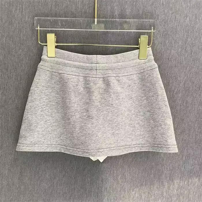 MEXZT Streetwear Mini jupe femmes mode coréenne noir cordon jupes été Preppy taille haute basique décontracté une ligne Faldas nouveau