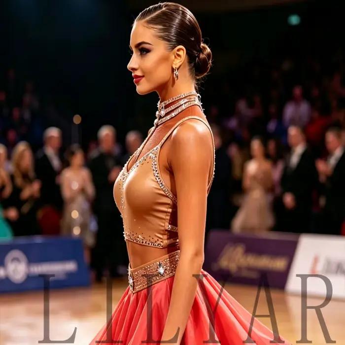 Jupe bouffante flatteuse pour la danse latine