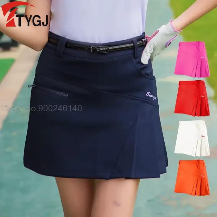 Jupe de golf plissée courte d'été pour femmes
