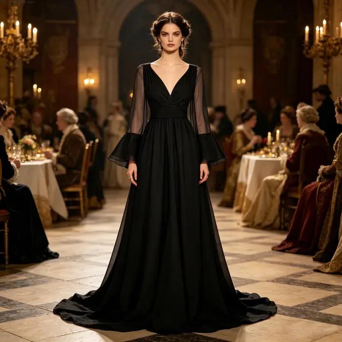 Robe de soirée à manches longues, robe de cour médiévale Renaissance, tenue vintage pour femmes, costume de fête d'Halloween, costume de cosplay