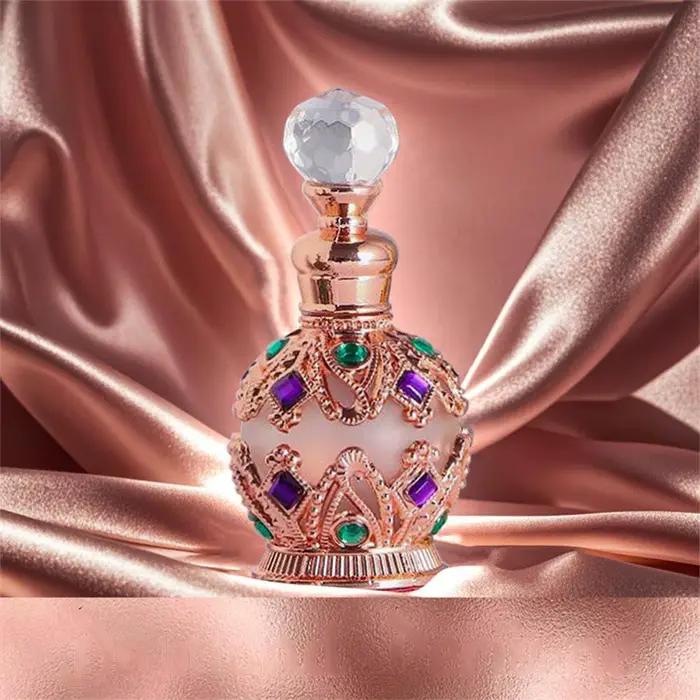 Parfum arabe exotique pour femmes, enchanteur bouquet floral avec rose, jasmin et vanille, parfum infusé aux phéromones longue durée